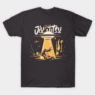 the Space Jiu jitsu fight illustration T-Shirt